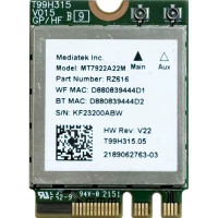 Wi-Fi модуль MediaTek Wi-Fi 6E RZ616 M.2 802.11ax Bluetooth 5.2 (MT7922A22M) Wi-Fi модуль MediaTek Wi-Fi 6E RZ616 M.2 802.11ax Bluetooth 5.2 (MT7922A22M)