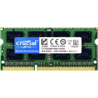 Пам'ять для ноутбука Crucial SODIMM DDR3-1600 8Gb PC3-12800S non-ECC Unbuffered (CT102464BF160B)
