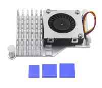 Активний кулер для Raspberry Pi 5 з алюмінієвим радіатором Активний кулер для Raspberry Pi 5 з алюмінієвим радіатором