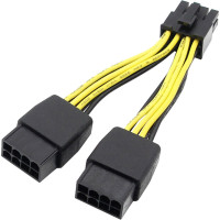 Кабель NVidia Tesla M40 P40 M60 K80 P100 A100 V100 8pin GPU Power Cable 030-0571-000 0.1m Кабель NVidia Tesla M40 P40 M60 K80 P100 A100 V100 8pin GPU Power Cable 030-0571-000 0.1m