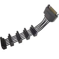 Перехідник SATA Power to 5x SATA Power Expansion Cord 0.10m Перехідник SATA Power to 5x SATA Power Expansion Cord 0.10m